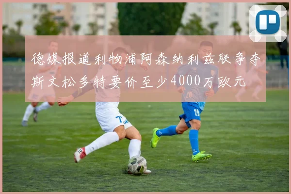 德媒报道利物浦阿森纳利兹联争夺斯文松多特要价至少4000万欧元
